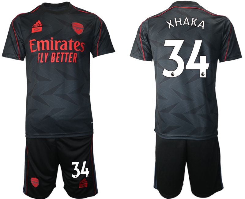 Men 2020-2021 Club Arsenal commemorative edition black #34 Adidas Soccer Jersey